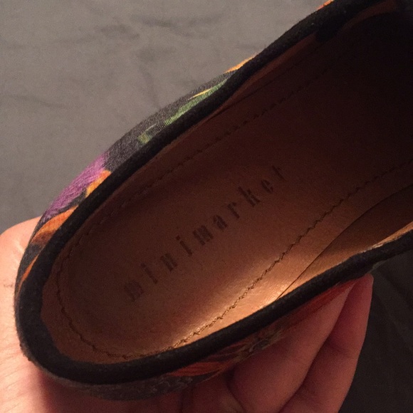 MINI MARKET TROPICAL FLORAL CORK PLATFORM SHOES - Picture 6 of 6